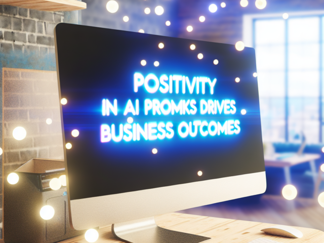 Cómo la positividad en prompts de IA impulsa resultados empresariales